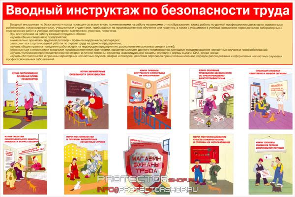 Плакаты по охране труда и технике безопасности купить в Рыбинске
